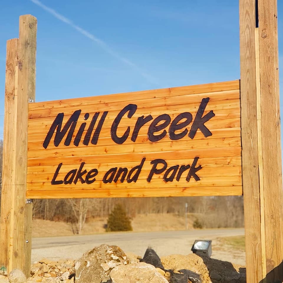 mill creek village sign